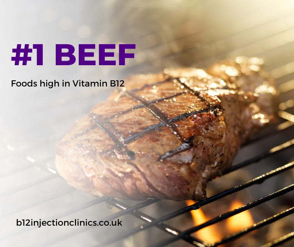 Foods high in vitamin b12 - Beef